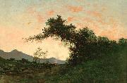 Jules Tavernier Marin Sunset in Back of Petaluma oil painting artist